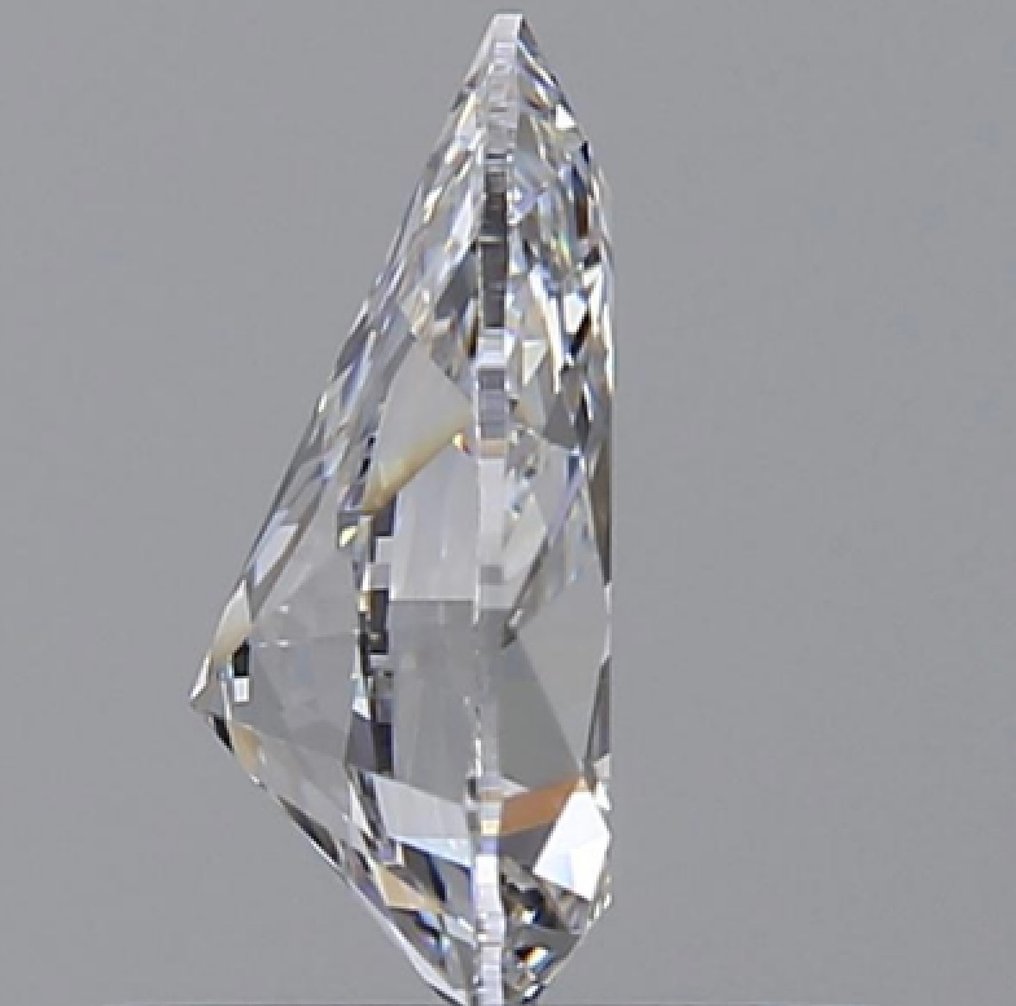 1 pcs Διαμάντι  (Φυσικό)  - 0.55 ct - Αχλάδι - D (άχρωμο) - VVS1 - Gemological Institute of America (GIA) - Ex Ex #3.2