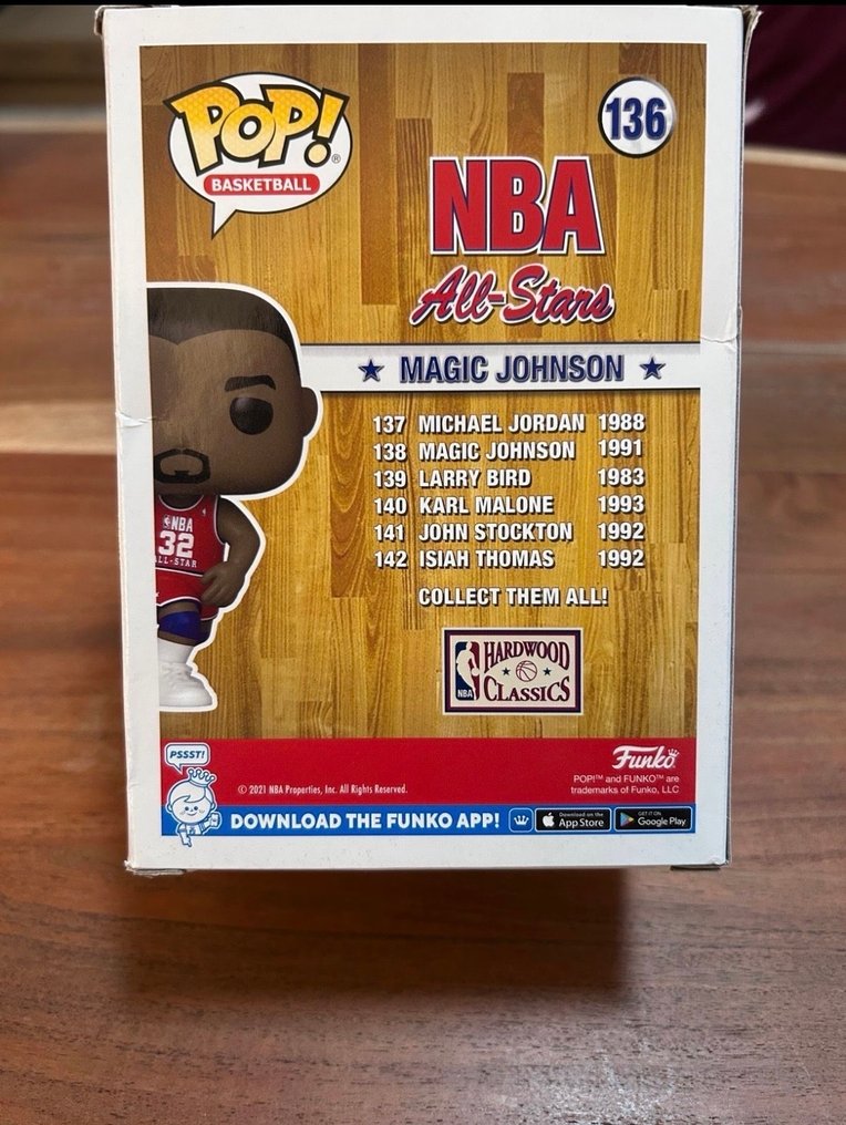 洛杉磯湖人 - NBA - Magic Johnson - 1986 - 公仔  #4.3