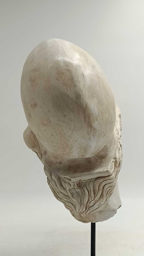 Sculpture, Testa di Atena - 38 cm - marble dust #3.2