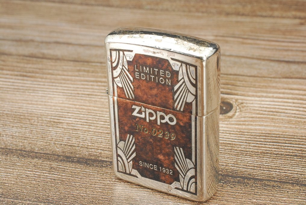 Zippo - Limited Edition Oil Lighter - Accendino tascabile - Placcato argento #1.0