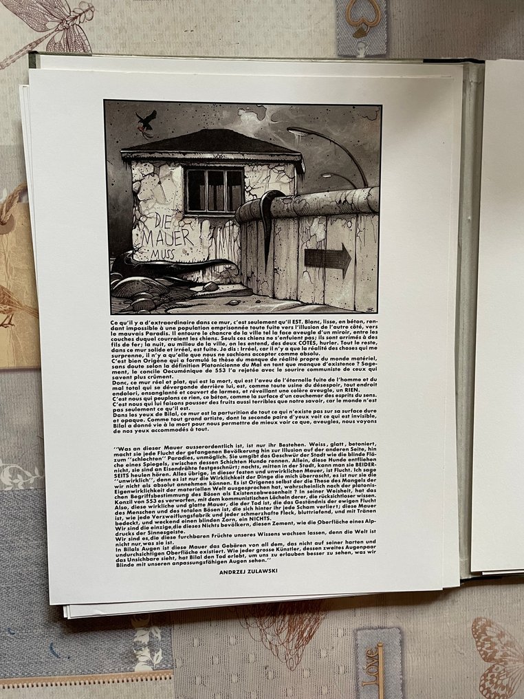 Enki Bilal - Futuropolis - Die Mauer Berlin - Anni ‘80 #1.0