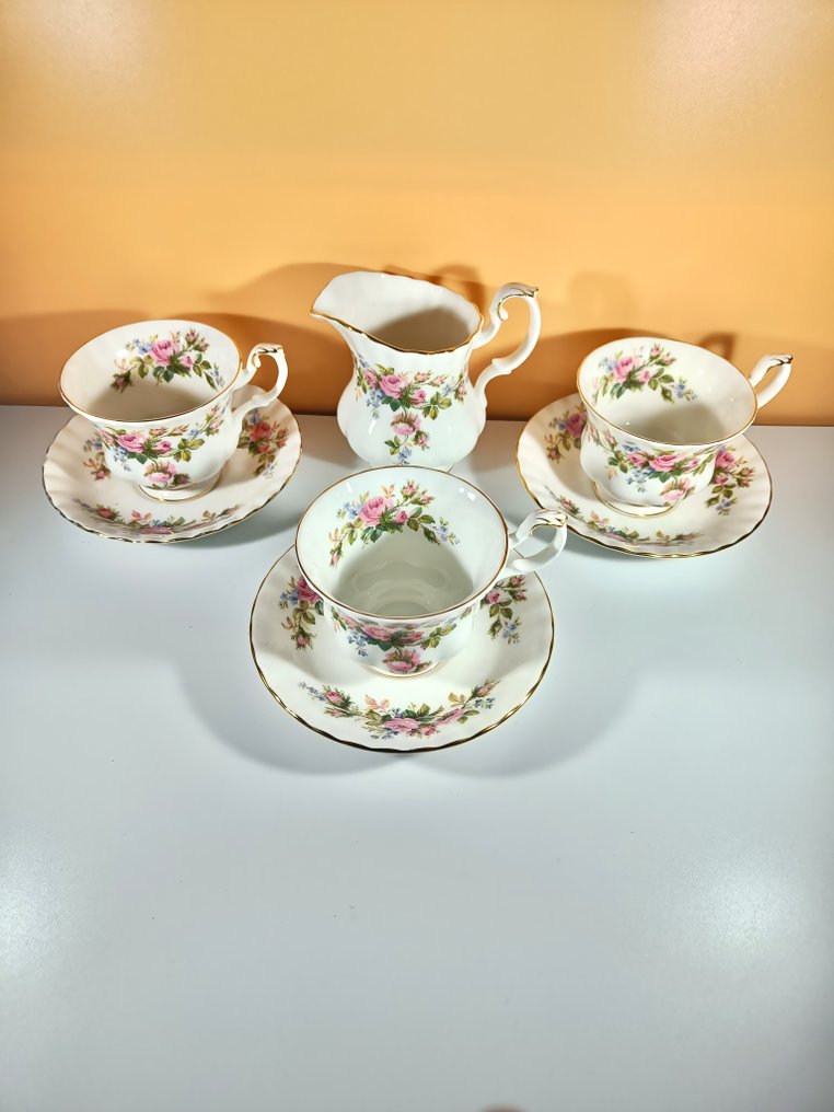 Royal Albert - 茶具 (7) - 骨 - Moss Rose（约1956年） #1.0