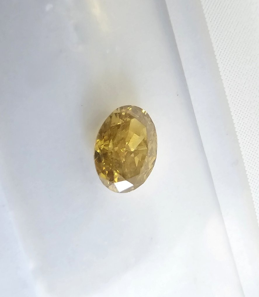 没有保留价 - 1 pcs 钻石  (天然)  - 0.29 ct - 椭圆形 - SI1 微内含一级 - 国际宝石研究院（IGI） - 华丽强烈的橙色大喊 #1.0