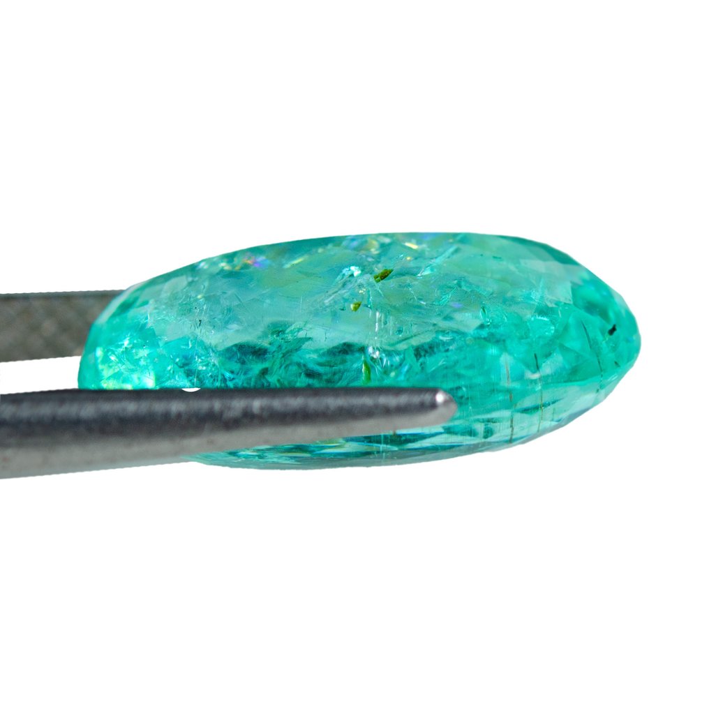 Turmalină paraiba  - 14.73 ct - GIA (Institutul gemologic din SUA) #4.3