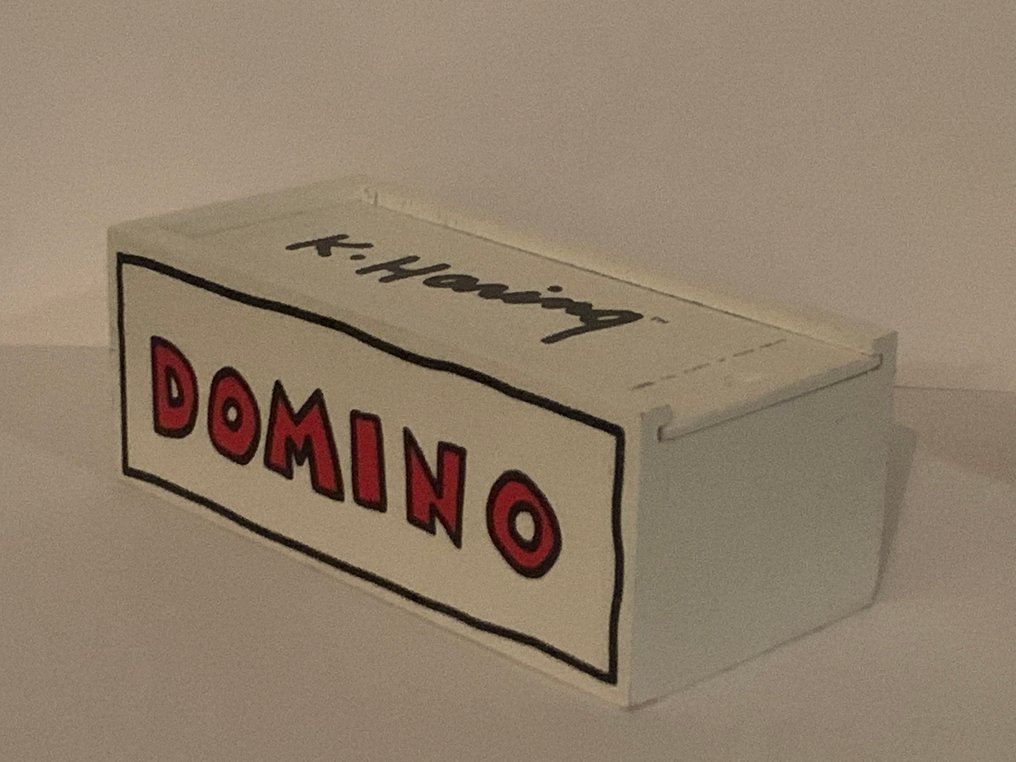 Vilac - Keith Haring - Container - Hout - Domino spel #1.0