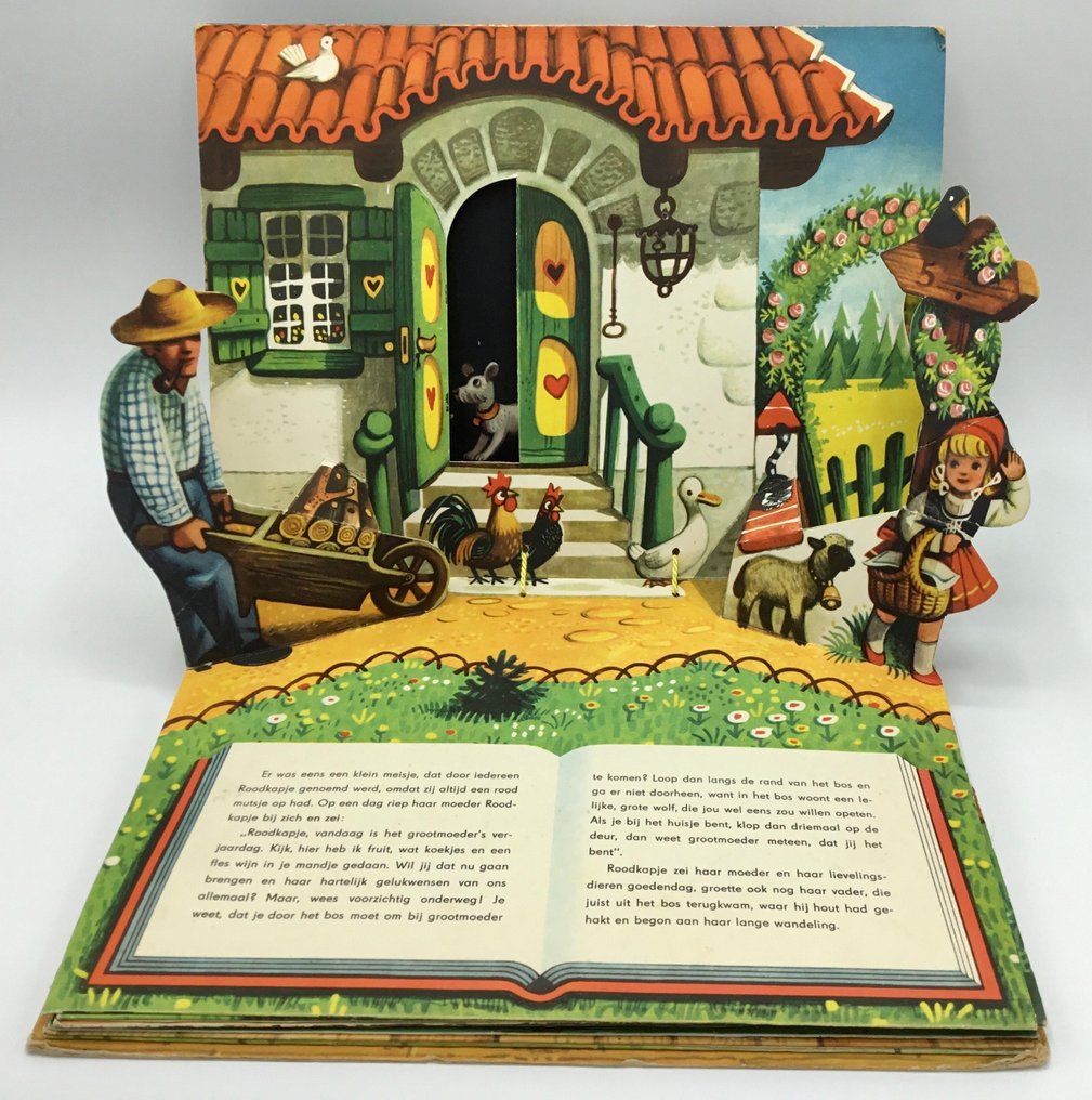 Vojtěch Kubašta - Roodkapje - Pop-Up Boek - 1968 #3.2