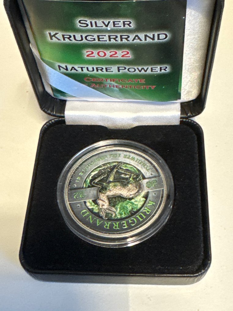 Afrique du Sud. 1 Rand 2022 - Krügerrand Nature Power Edition in Box - 1 Oz #1.0