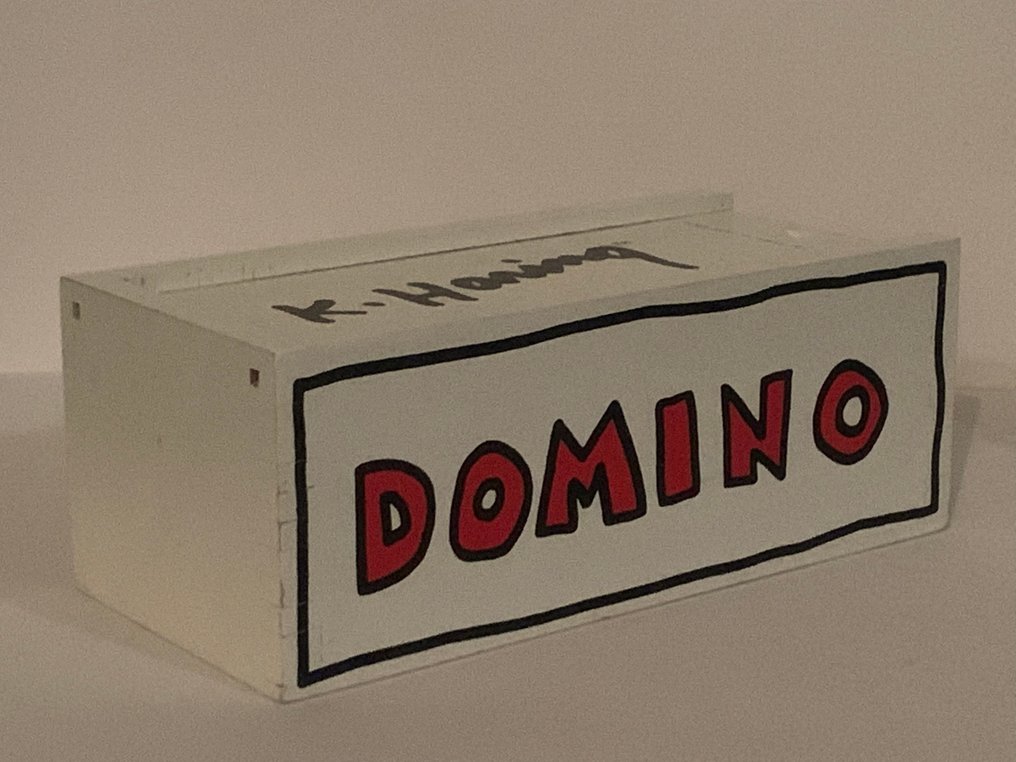 Vilac - Keith Haring - Container - Hout - Domino spel #1.0