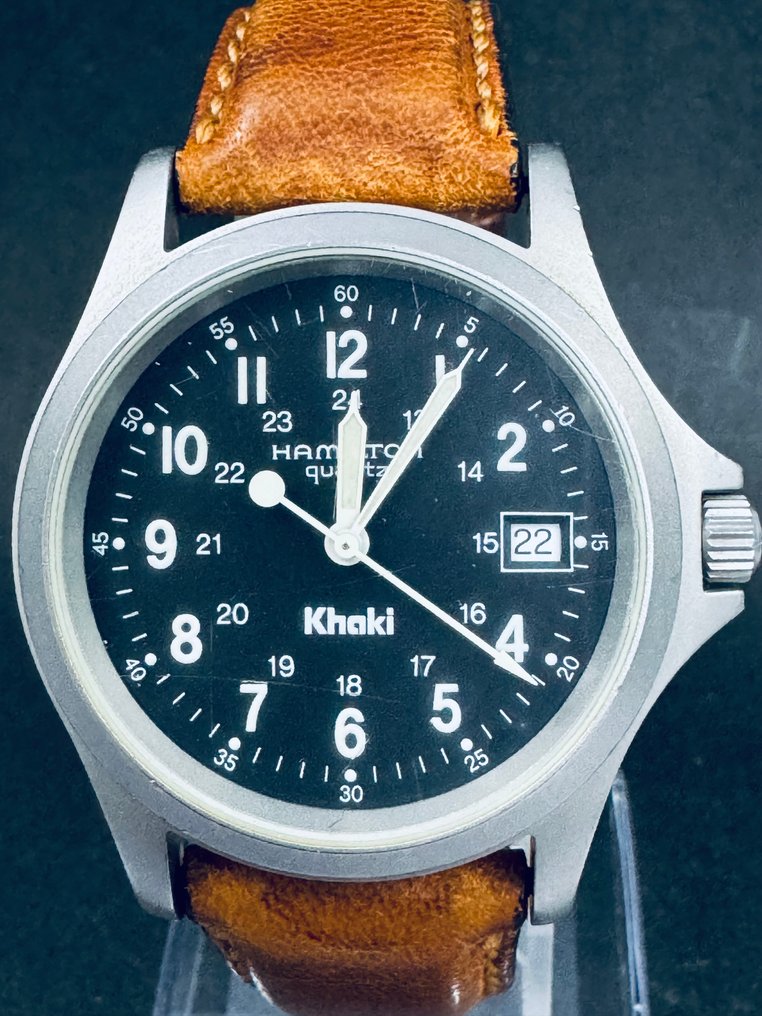 Hamilton - Khaki - Nincs minimálár - 9821C - Férfi - 1990-1999 #1.0