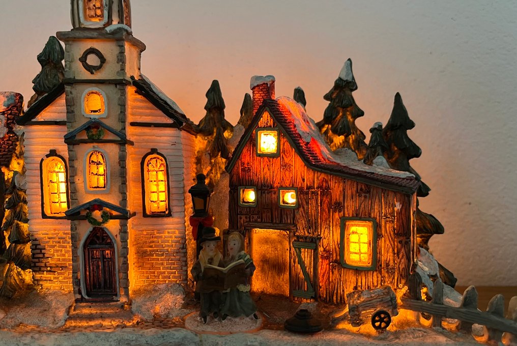 Χριστουγεννιάτικες διακοσμήσεις - Ρητίνη - Φωτισμός Χριστουγεννιάτικου σπιτιού #1.0