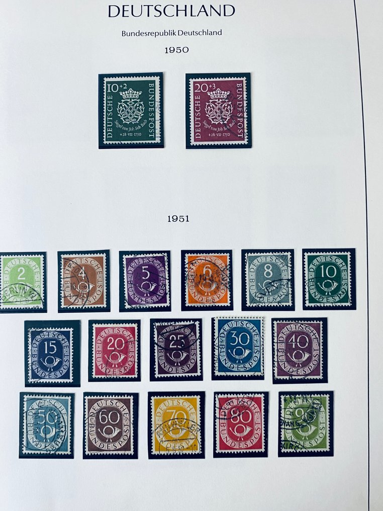 世界 1949/1975 - 德国精彩收藏品，收录于Leuchtturm相册中。 #2.1