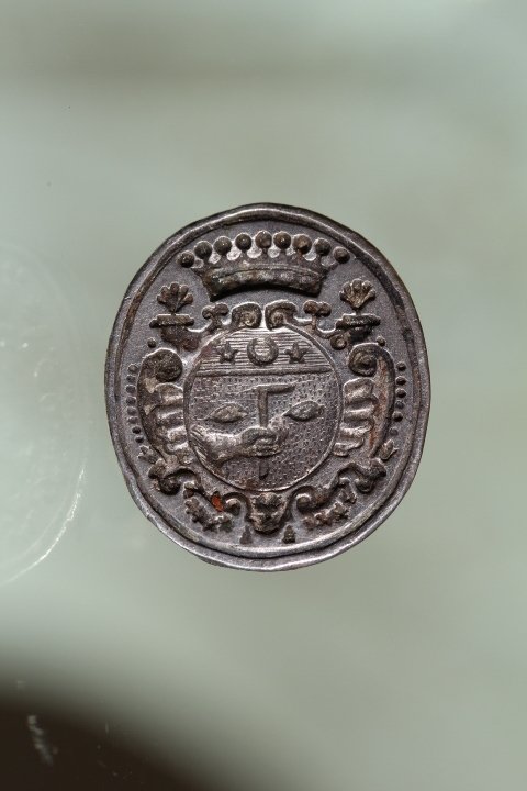 Főispáni címer és korona Ezüst Hüvelykpecsét #1.0