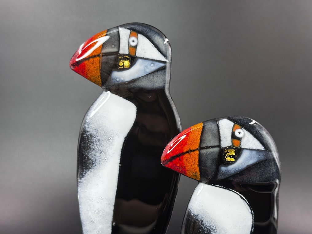 Studio Habrat - Figurine - Puffin (2) - fusing #1.0