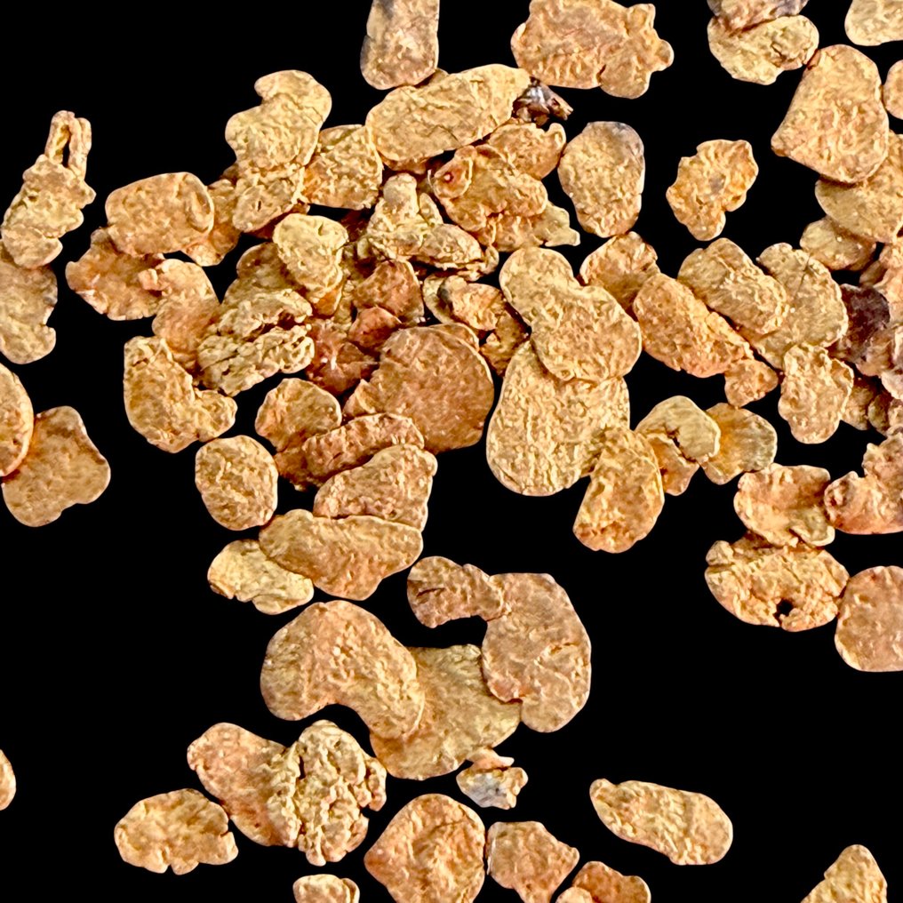 Orco River természetes aranyrögök – elegáns bemutató dobozban- 1 g #2.1