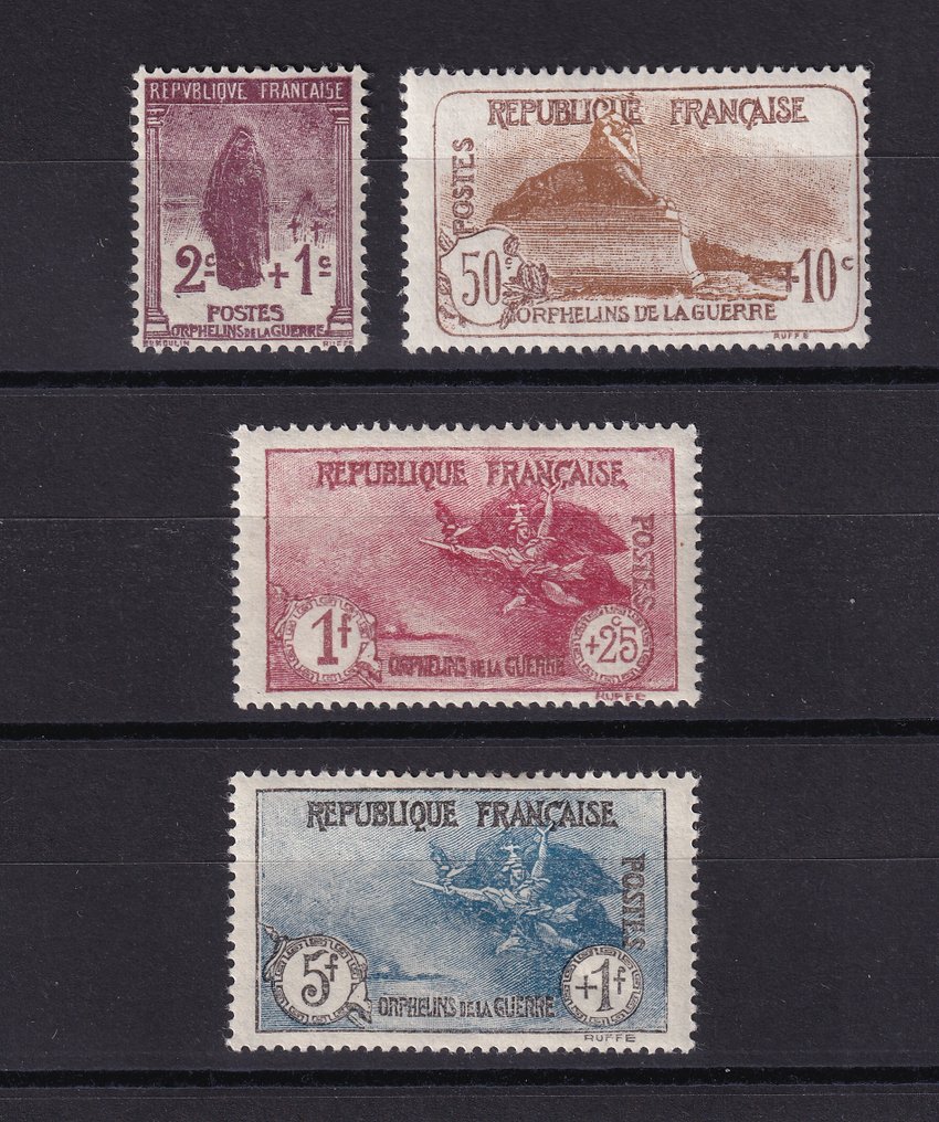 法國 1926/1927 - 战争孤儿 - Yvert n°229/232 #1.0