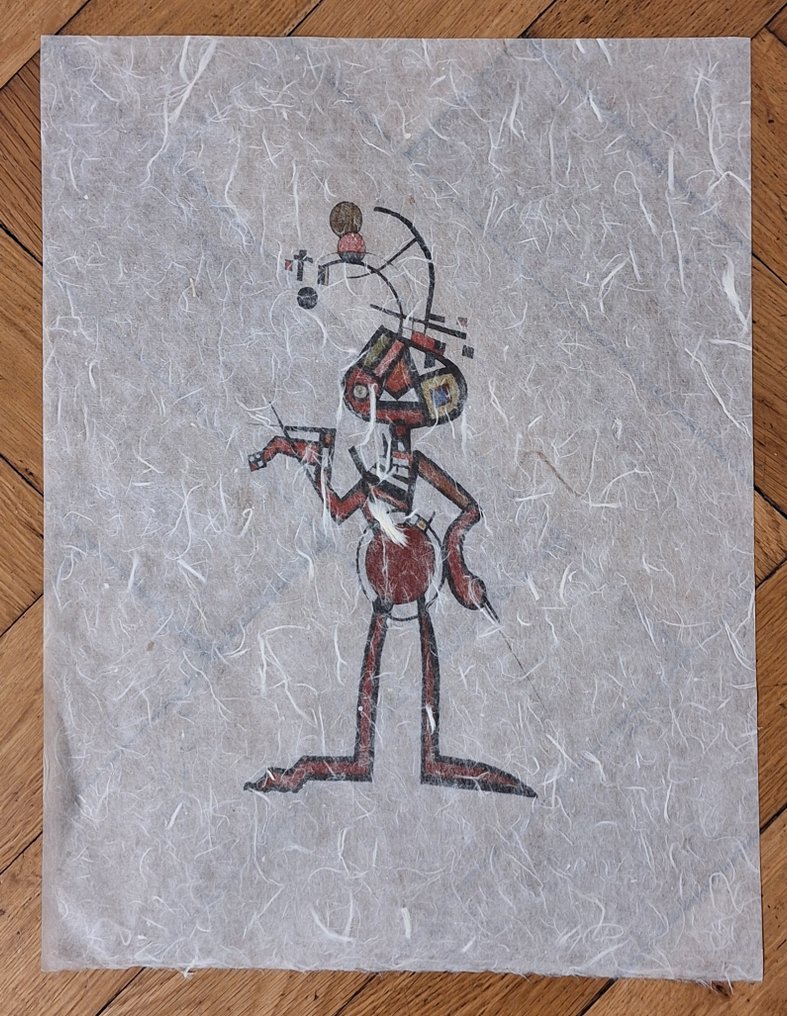 Emma Wildfang - Triptych The Ant (and the Aardvark) "Tribute series"- Icons Reimagined "Wassily Kandinsky" #1.0