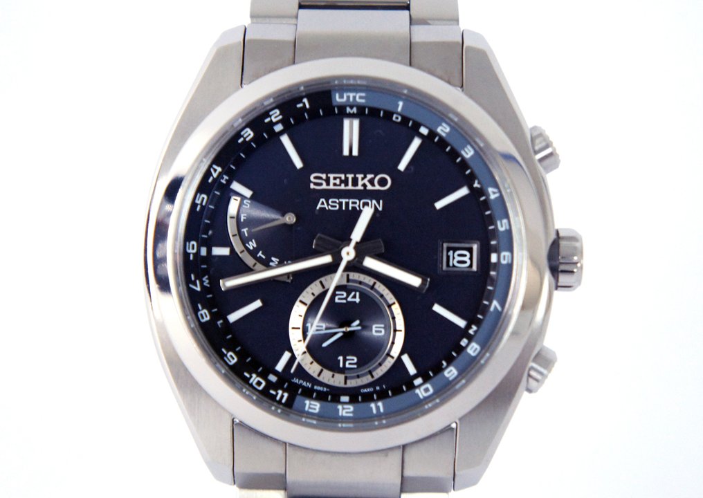 Seiko - Astron GPS Solar Men's Watch – World Time, Perpetual Calendar, Titanium Case & Bracelet - No reserve price - 8B63-0BA0 / 241046 - Men - 2020+ #2.1