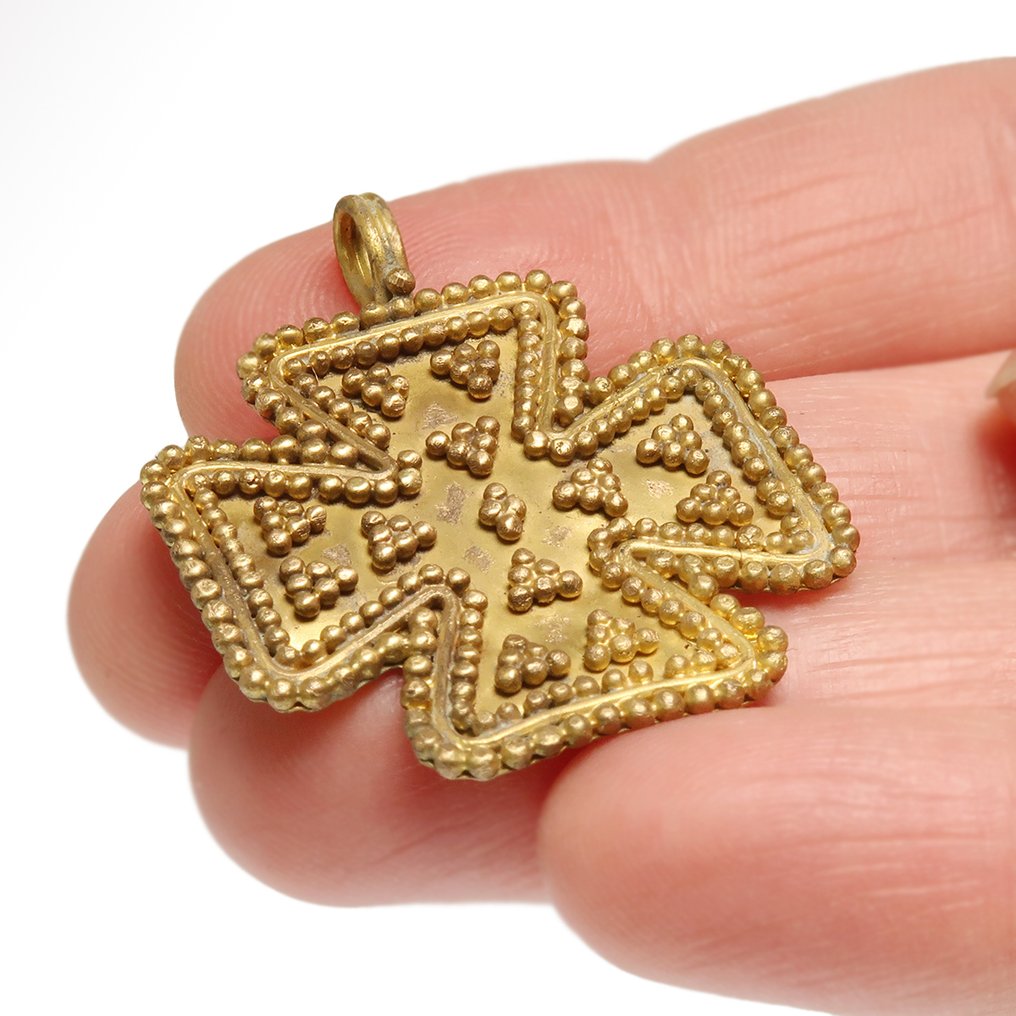 Replik eines Viking Gold Filigraner Kreuzanhänger #1.0