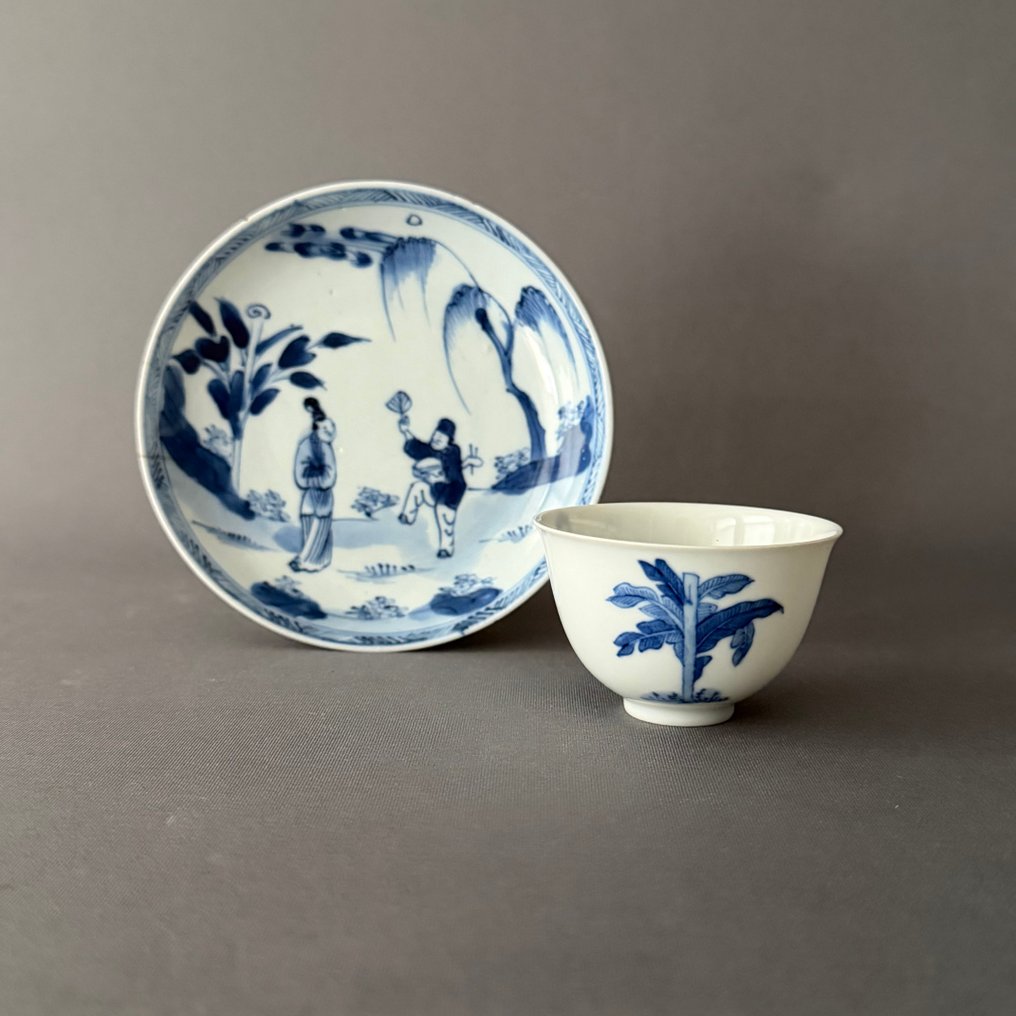 Tasse et soucoupe (2) - Porcelaine #1.0