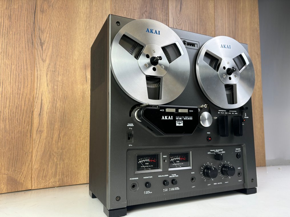 Akai - GX-215D - 玻璃与铁氧体头 - 4轨 盤式磁帶音頻 #1.0