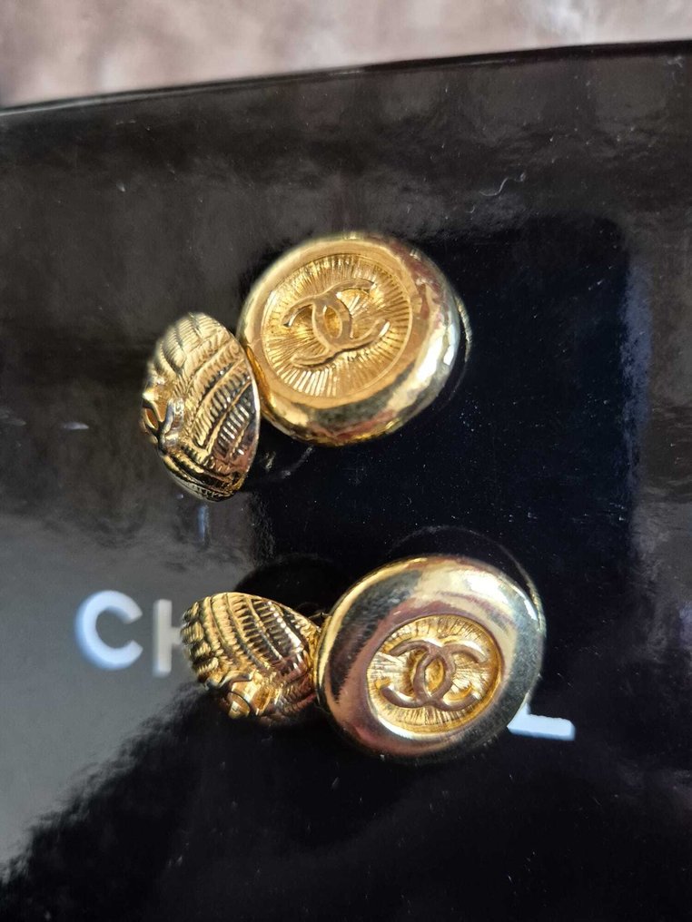 Chanel - Gullplattert - Mansjettknapper #1.0