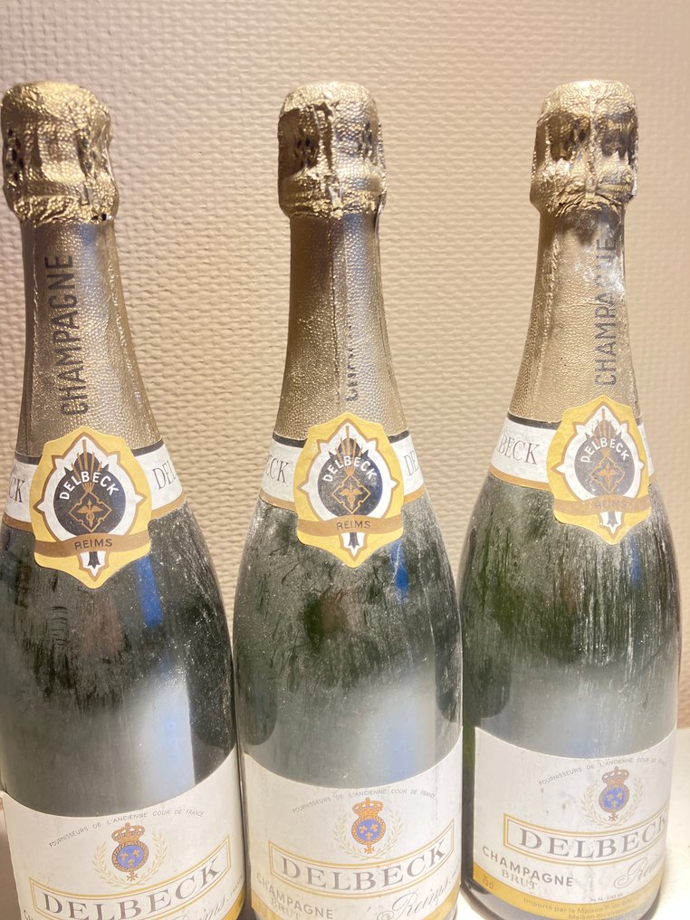 Delbeck, Champagne - Reims Brut - 5 Flaskor (0,75L) #3.2