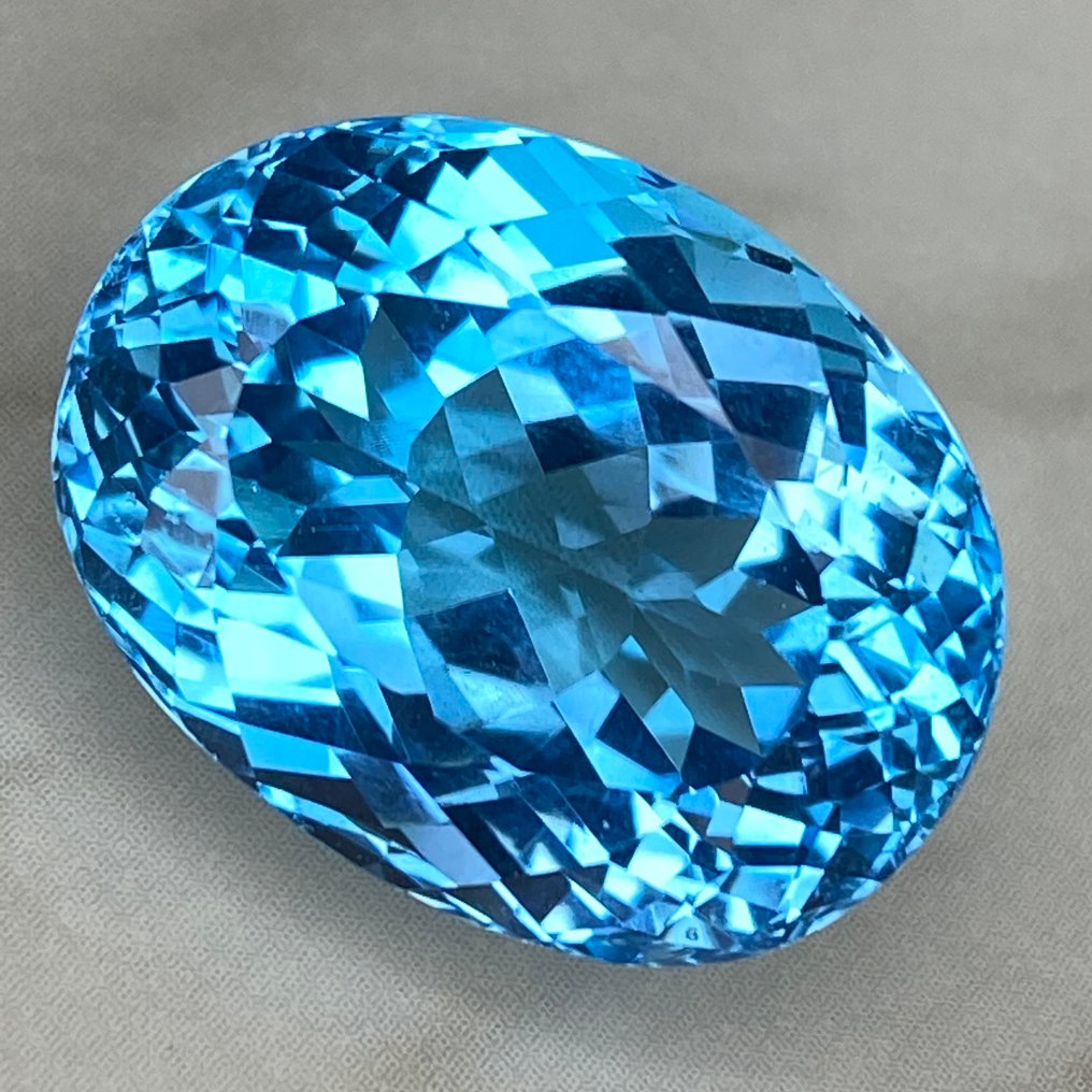 没有保留价 蓝色 黄宝石  - 34.72 ct - 国际有色宝石协会（ICA GemLab） #3.2