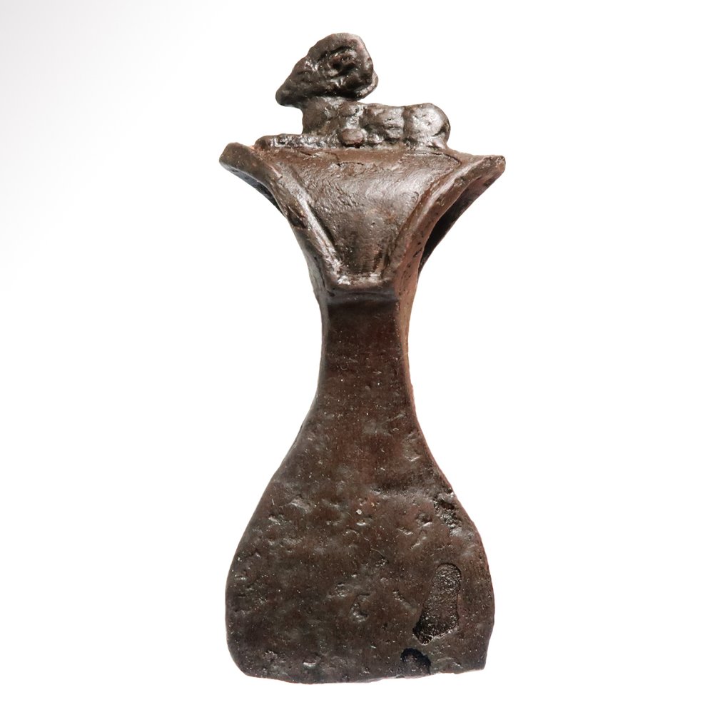 Mesopotamia Pronssi Axe-Head laskuva ibex #3.2