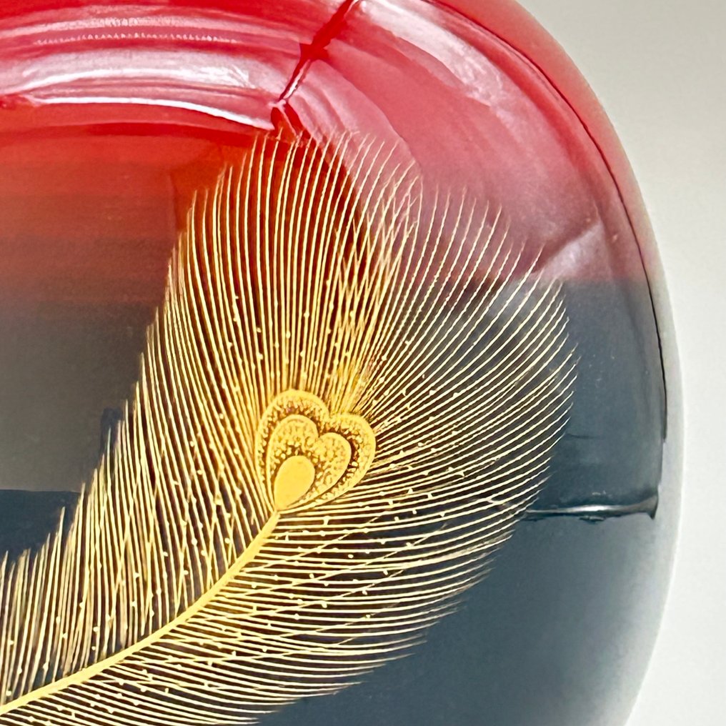 花瓶 - 木 - 日本 - Wajima漆器  (没有保留价) #2.1