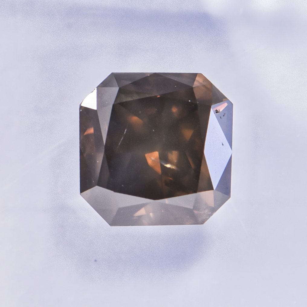 χωρίς τιμή ασφαλείας - 1 pcs Διαμάντι (Φυσικού χρώματος) - 1.32 ct - Ράντιαν - Fancy deep Καφετί, Πρασινωπό Κίτρινο - I1 - International Gemological Institute (IGI) - ΒΓ #4.3