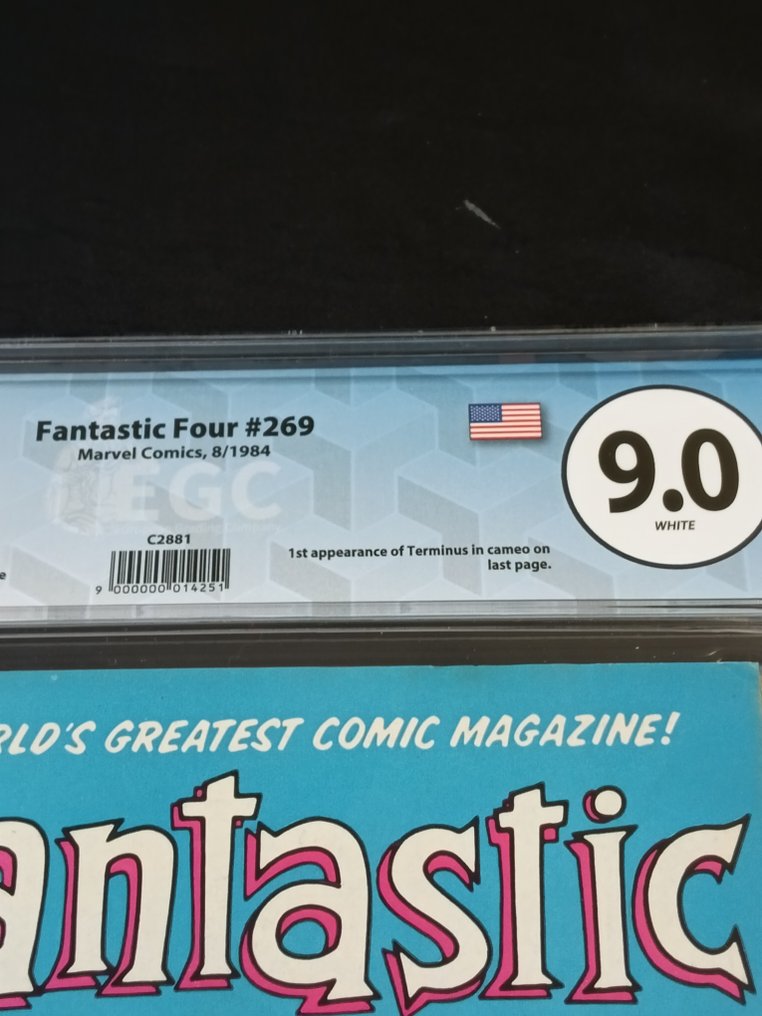 Fantastic Four #269 - EGC 9.0 - Skyfall - 1 Graded comic - EO - 1984 #1.0