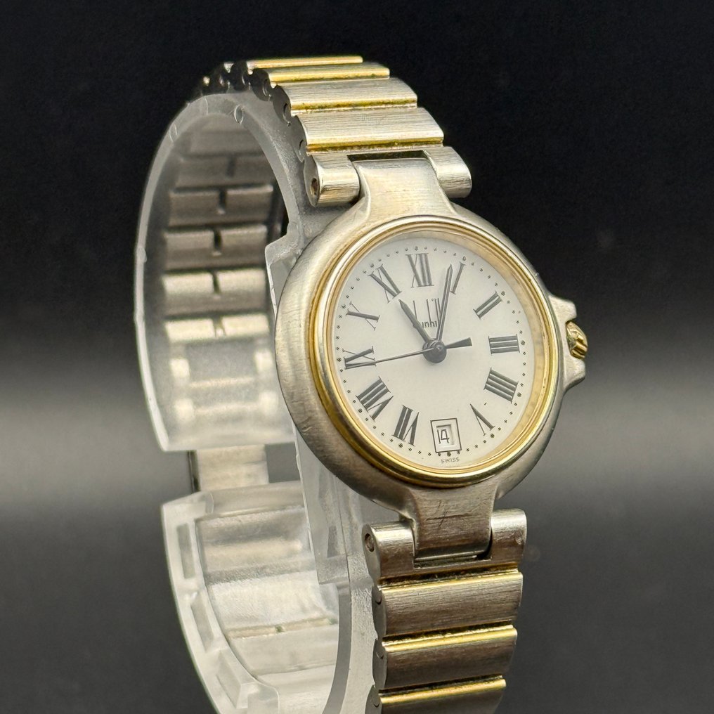 Dunhill - Quartz Date Two-Tone Bracelet Watch - Senza prezzo di riserva - SW185 - Donna - 1990-1999  #2.1