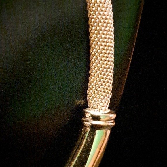 Monet - Gold-plated - Necklace - 1970s  Elegant mesh #3.2