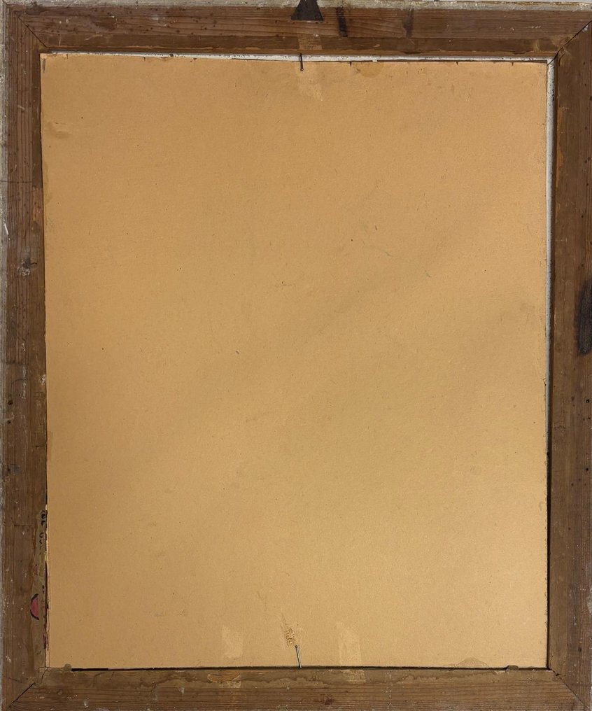 Corniche avec oleographie de S. Filomena - 43 x 53 cm - Composite, Bois, Textile - 1850-1900 #4.3