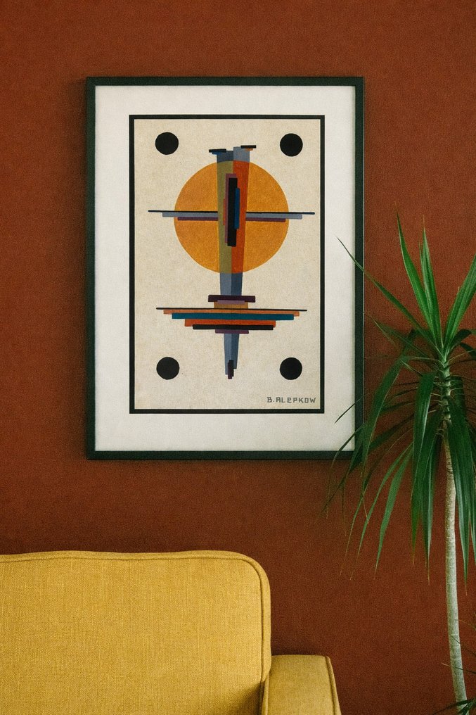 Boris Alepkow (XIX-XX) - Suprématisme Avant Garde Russe #2.1