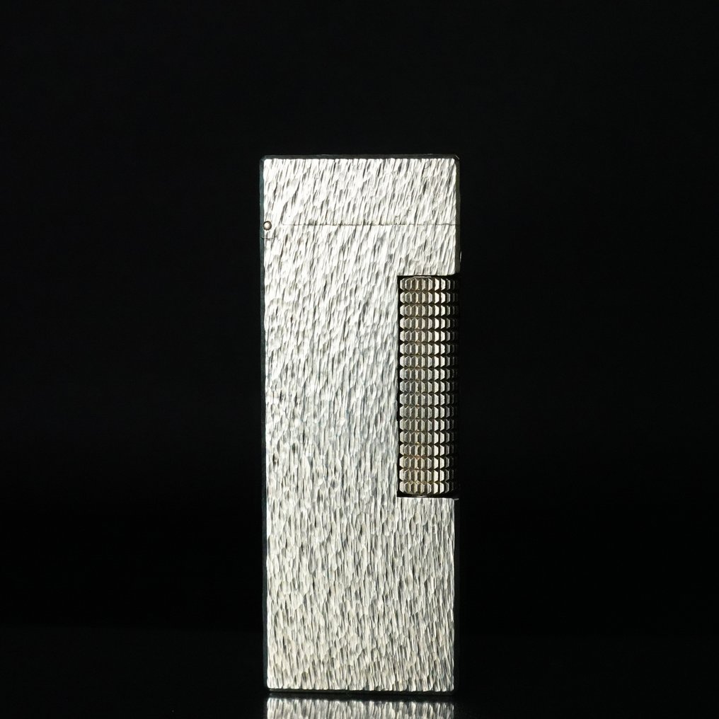 Dunhill - Fine Bark Pattern Rollagas Lighter - 沒有保留價 - 打火機 - 鍍銀 #1.0