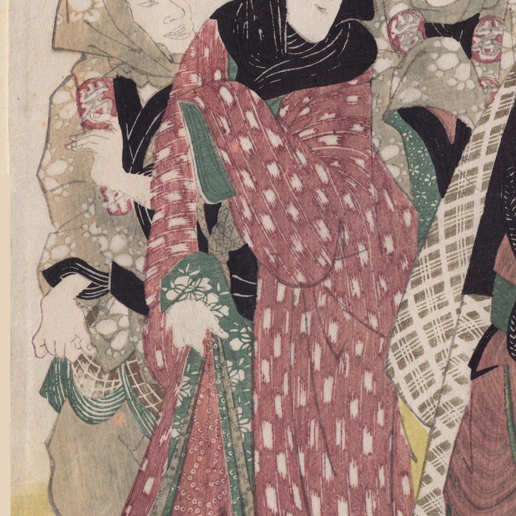 "Arrival of the Actors" - Utagawa Toyokuni I (1769-1825) - 日本 -  江戶時代中期 #3.2