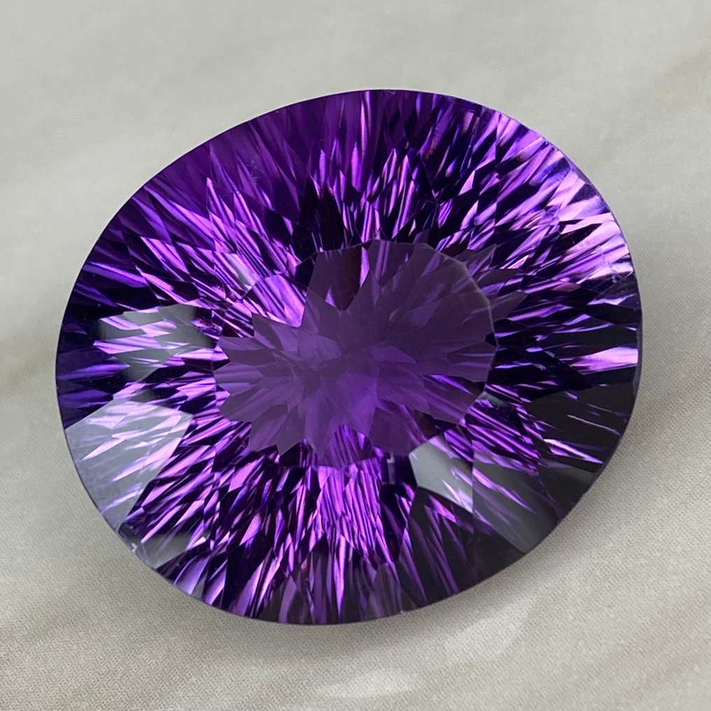 沒有保留價 紫色 紫水晶  - 56.61 ct - 國際有色寶石協會 (ICA GemLab) - Precision Cut #1.0