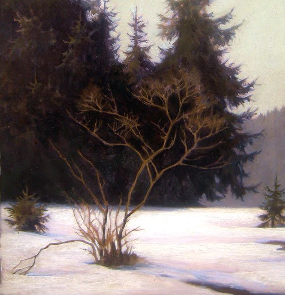Hedwig Schauenstein-Indra (1896-1988) - Winter in the forest #2.1