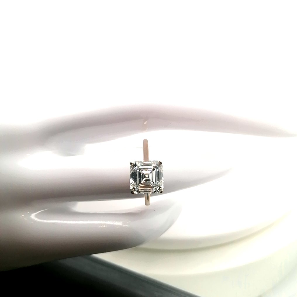 没有保留价 - 戒指 - 14K包金 黄金 -  2.86ct. tw. 钻石 (实验室培育) #2.1