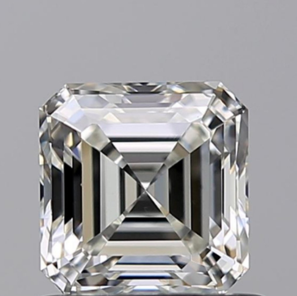 1 pcs 钻石  (天然)  - 0.82 ct - 祖母绿 - I - VVS2 极轻微内含二级 - 美国宝石研究院（GIA） #1.0