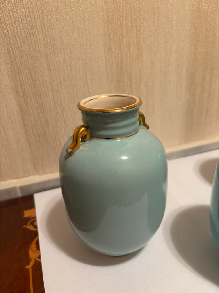 Boch Frères - Vase (3) - Earthenware - Art Deco #1.0