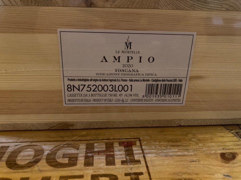 2020 Le Mortelle, Ampio - Toscana IGT - 3 Pullot (0.7 L) #3.2