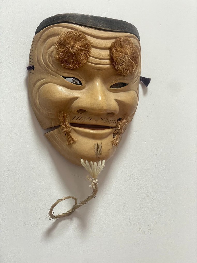 Mask - 日本的传统戏剧木制面具 (没有保留价) #1.0