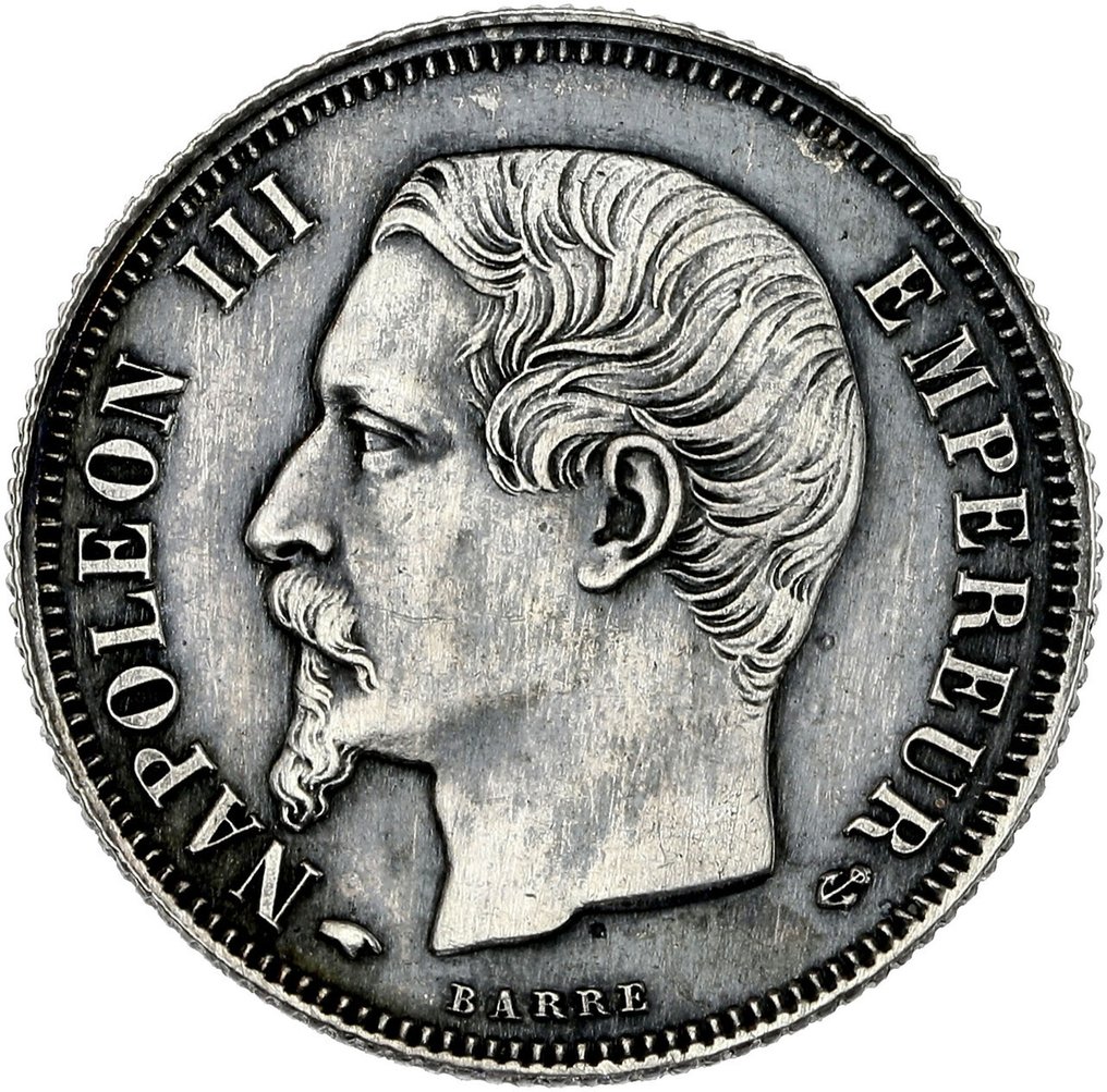 France. Napoléon III. 1 Franc 1857-A, Paris  (No reserve price) #1.0