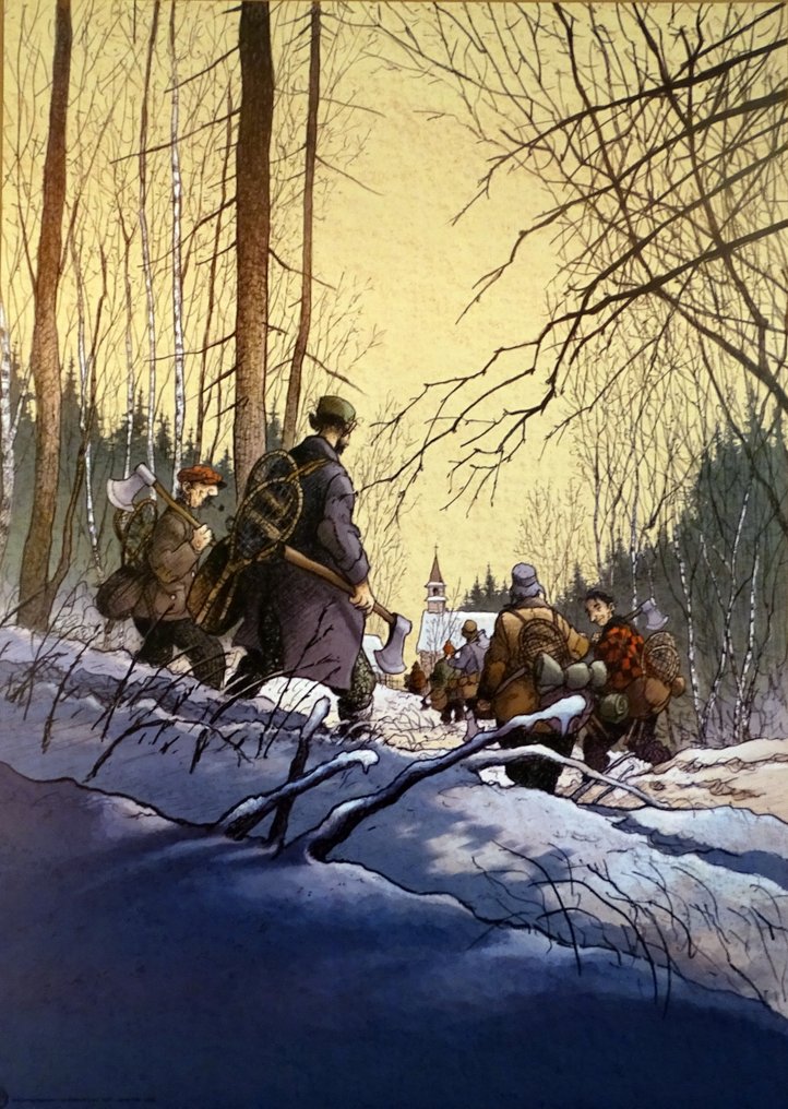 Loisel, Régis - 1 Offset Print - Magasin général - Les Hommes #1.0