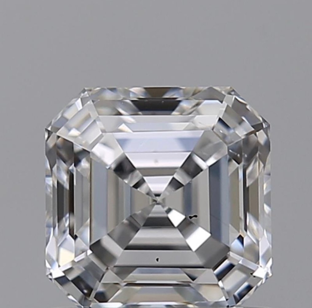 1 pcs 钻石  (天然)  - 0.83 ct - 祖母绿 - D (无色) - SI1 微内含一级 - 美国宝石研究院（GIA） #1.0