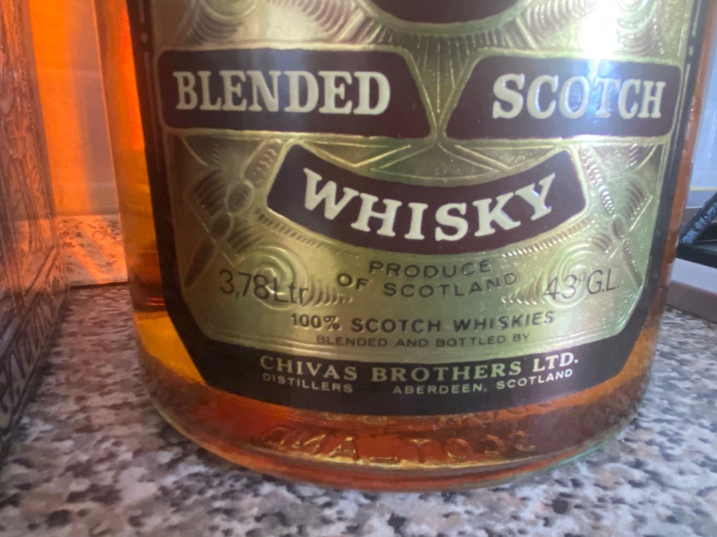Chivas Regal 12 years old  - b. 1980‹erne - 3.78 litres #2.1