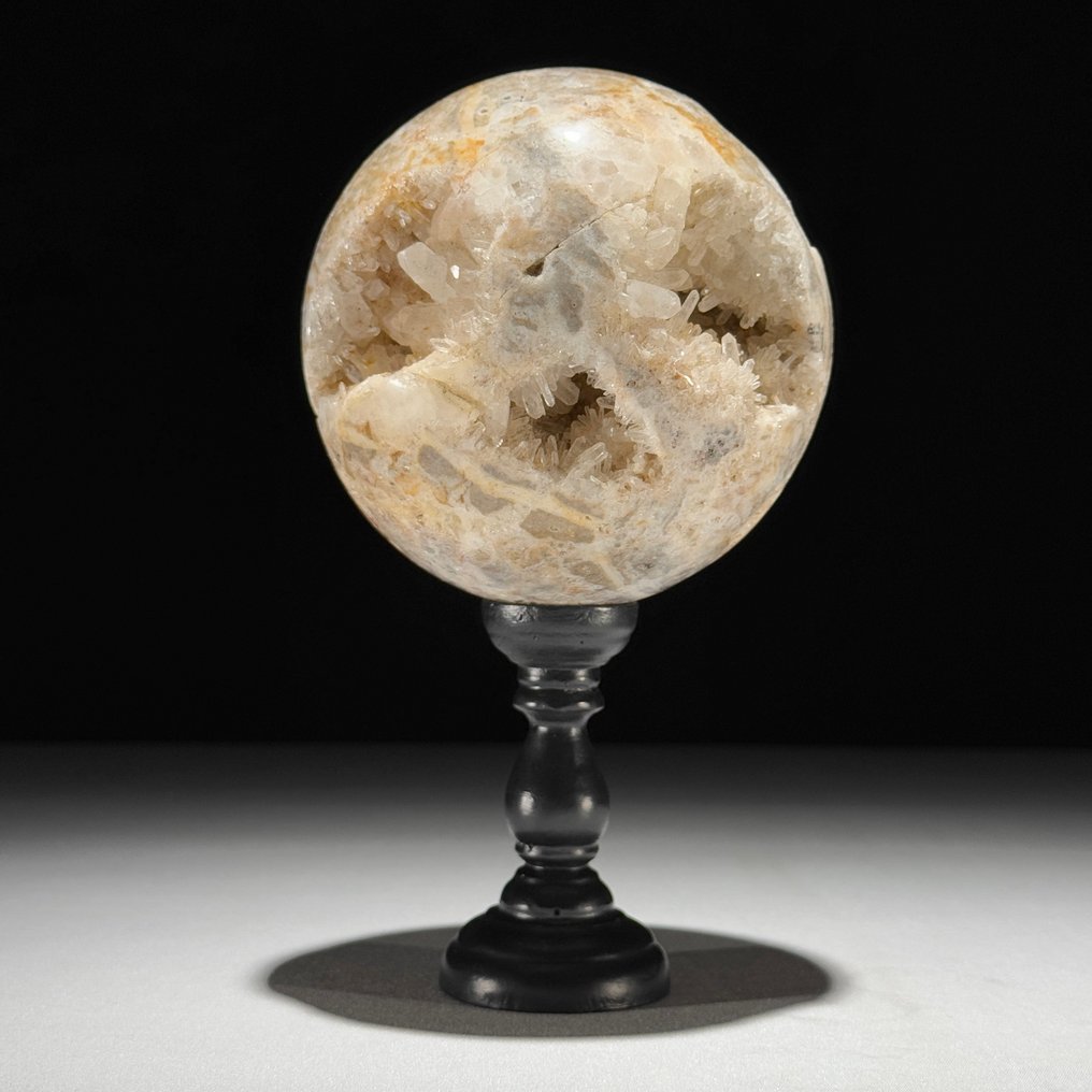 Χωρίς ελάχιστη τιμή - Υπέροχο ζευγάρι από κρύσταλλο χαλαζία με μεγάλη ακίδα. Σφαίρες σε προσαρμοσμένες βάσεις.- 2300 g - (2) #1.0