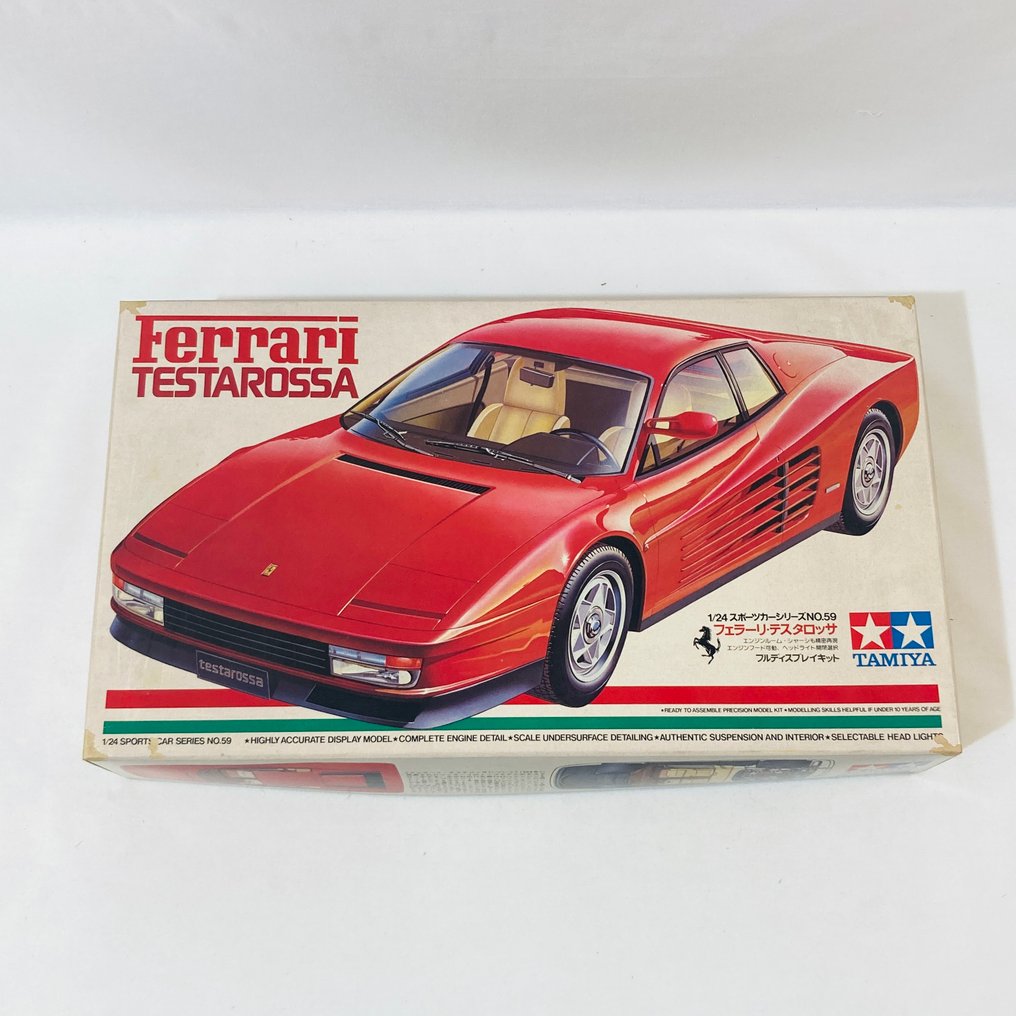 Tamiya 1:24 - Model kit - Ferrari Testarossa - 2459 Vintage 1986s First Edition #1.0